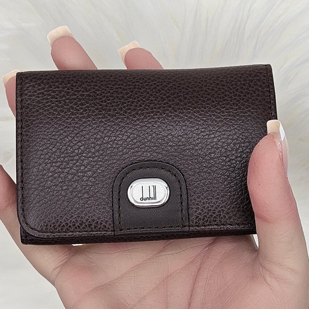 Dunhill Brown Leather Key Case